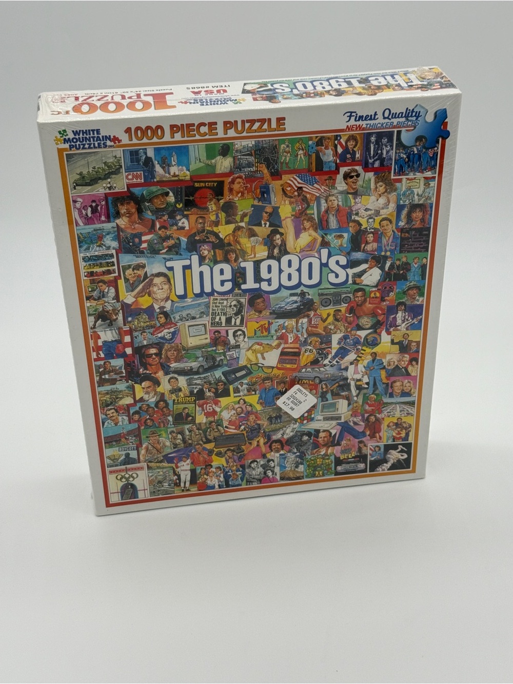 "The 1980's" 1000-Piece White Mountain Puzzle - New in Sealed Package